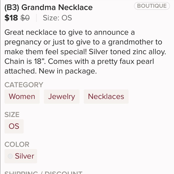 (B3) Grandma Necklace - Picture 3 of 3